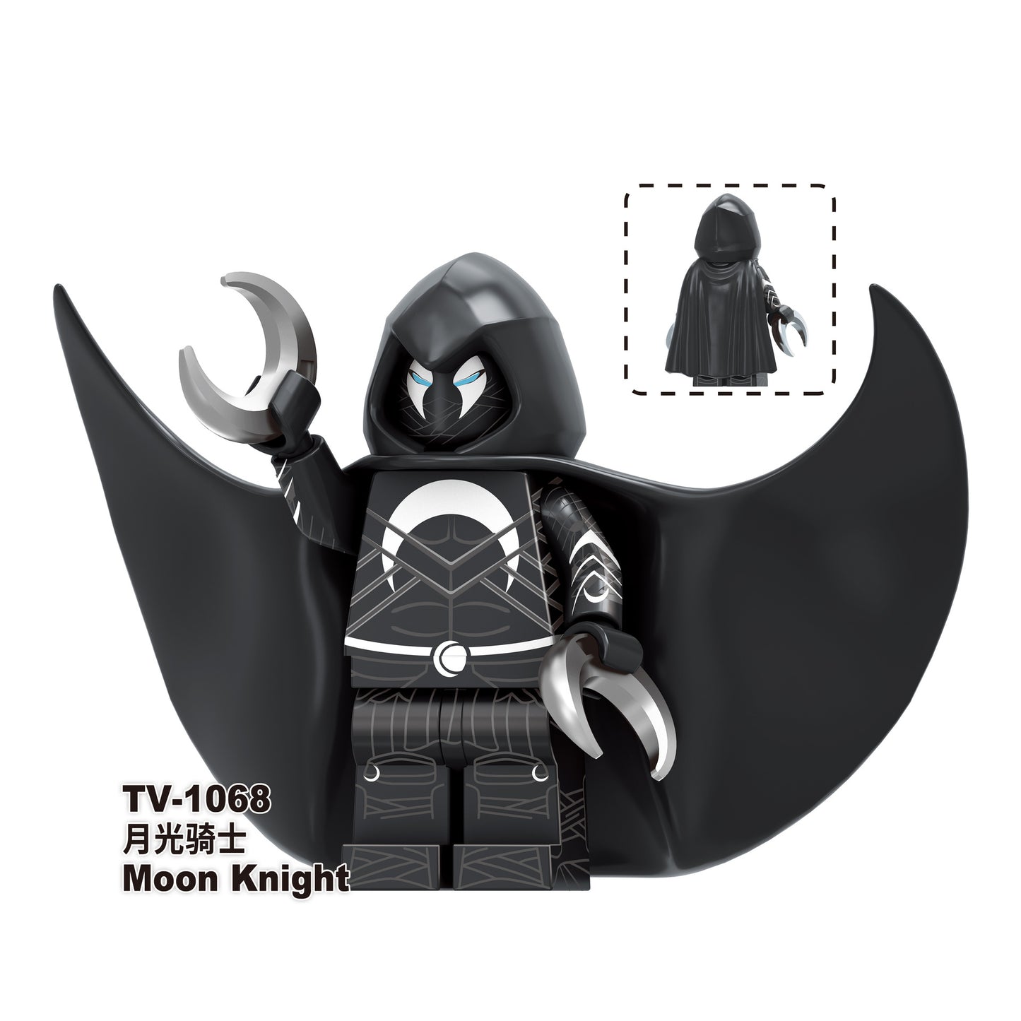 TV6208 Super Heroes Moon-Knight Wanda Doctor Magneto Shang-Chi Mini Toys Character DIY Building Block Sets Kids Toys Juguetesst