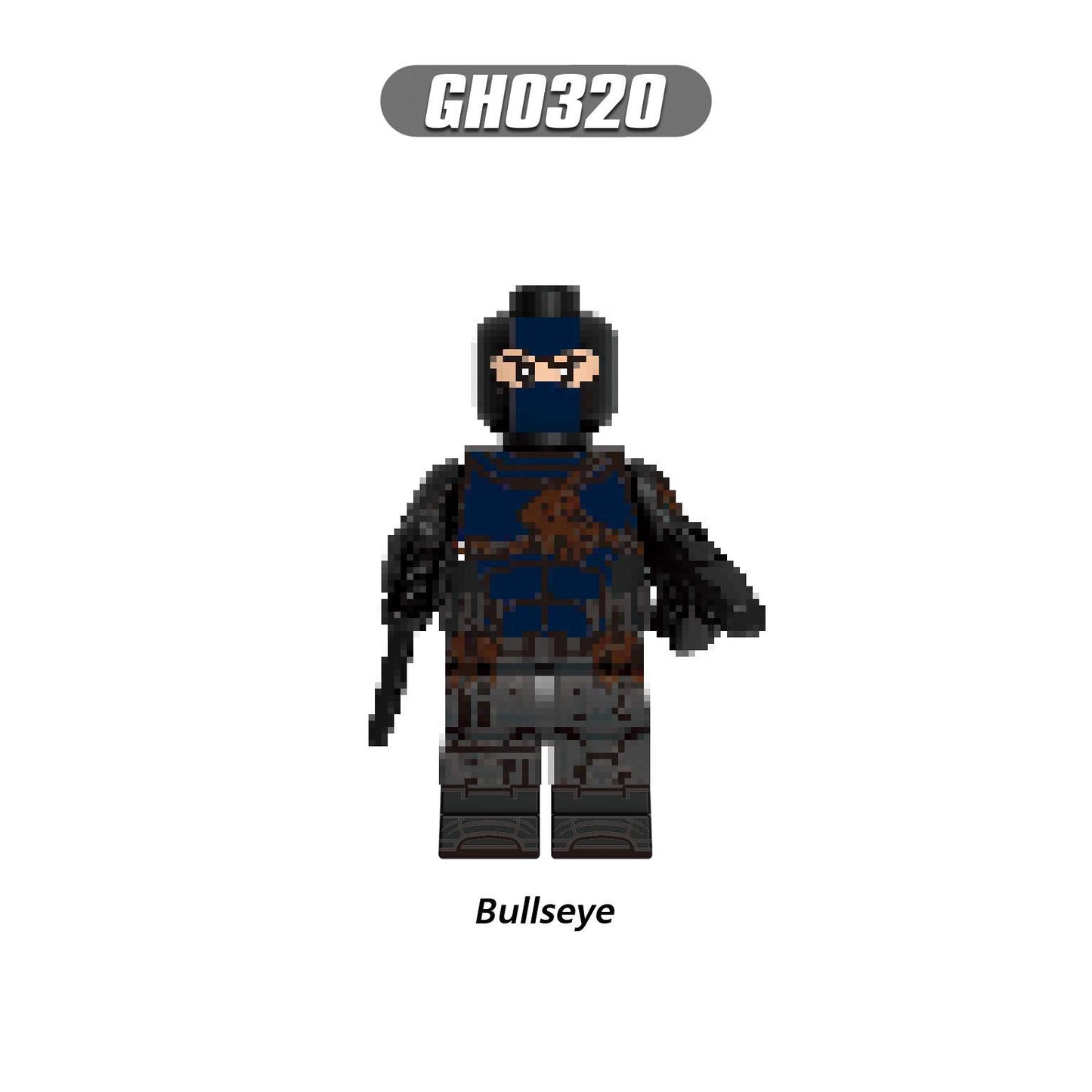 G0142 Daredevil Super Heroes Character Punisher Muse Kingpin Bullseye ABS Plastic Assembly Building Block Figures Kids Toys Gift