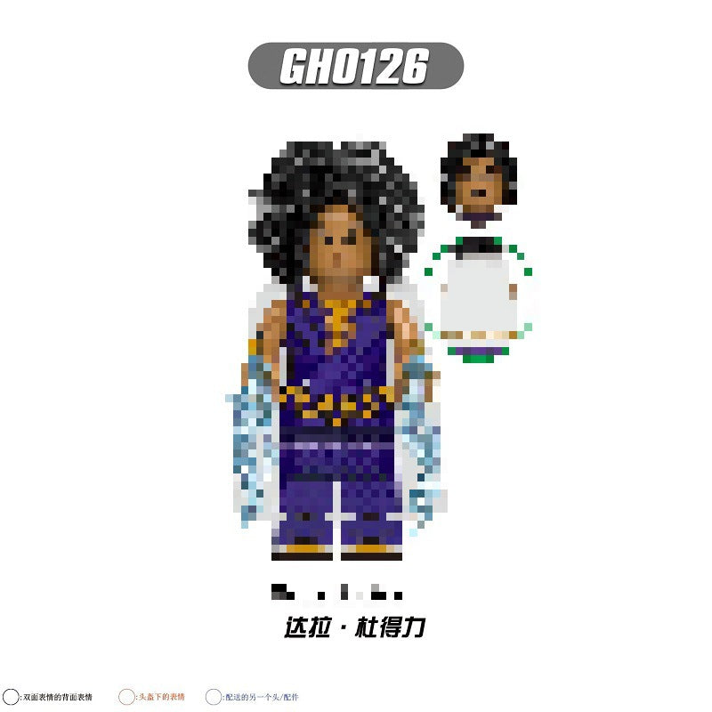 G0116 Lego compatible Shazam Super Heroes Movie Character Freddy Freeman Eugene Choi Darla Mini Assembly Figures Building Block Kids Toys