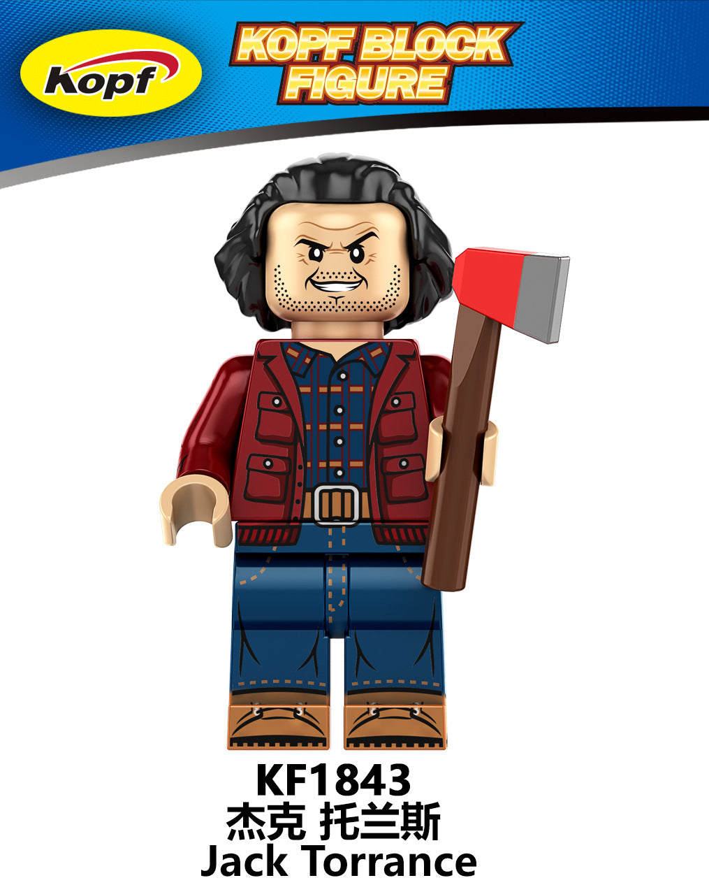 KF6173 KF6175 KF6176 Hot LEGO Halloween Horror Movie Freddy Beetlejuice Jason Jack Killer Sally Elvira Head Collect Building Blocks Kids Mini Toys