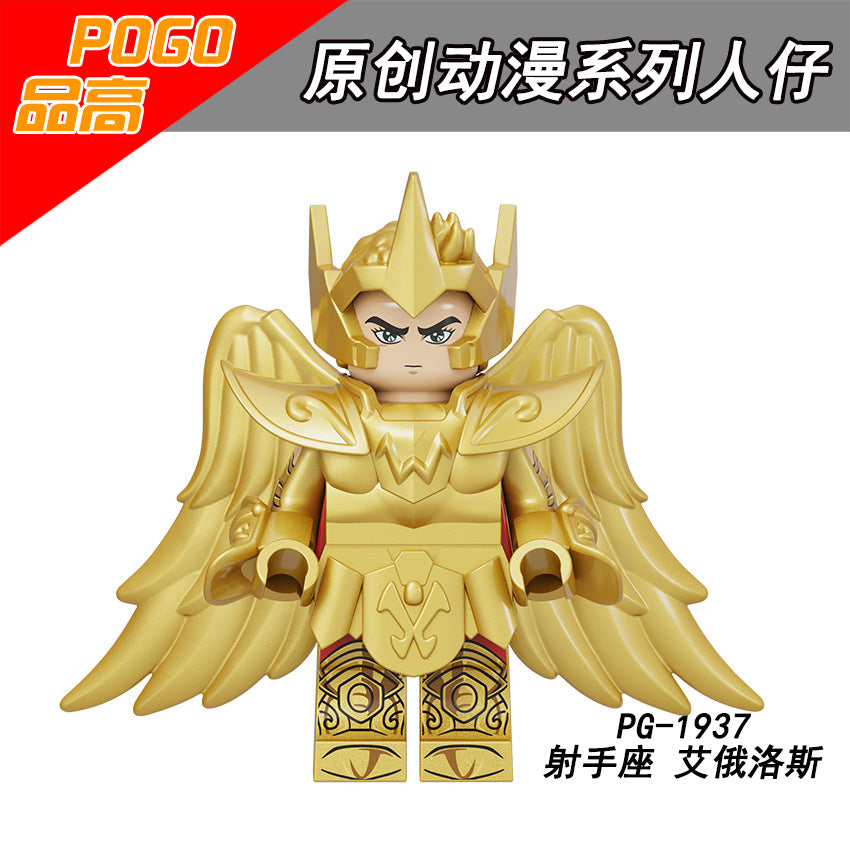 PG8299 PG8300 Blocks Saint Twelve constellation Seiya Bricks Arrudiba Desmusk Mini Action Assembly Anime Building Block Educational Kid Toy