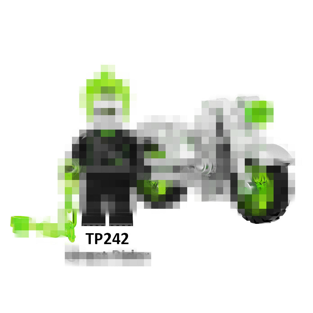 TP1030 Super Heroes Movie Series Character with Motorcycle Mini Assembly Figs Building Block Educational Children Toys Gift