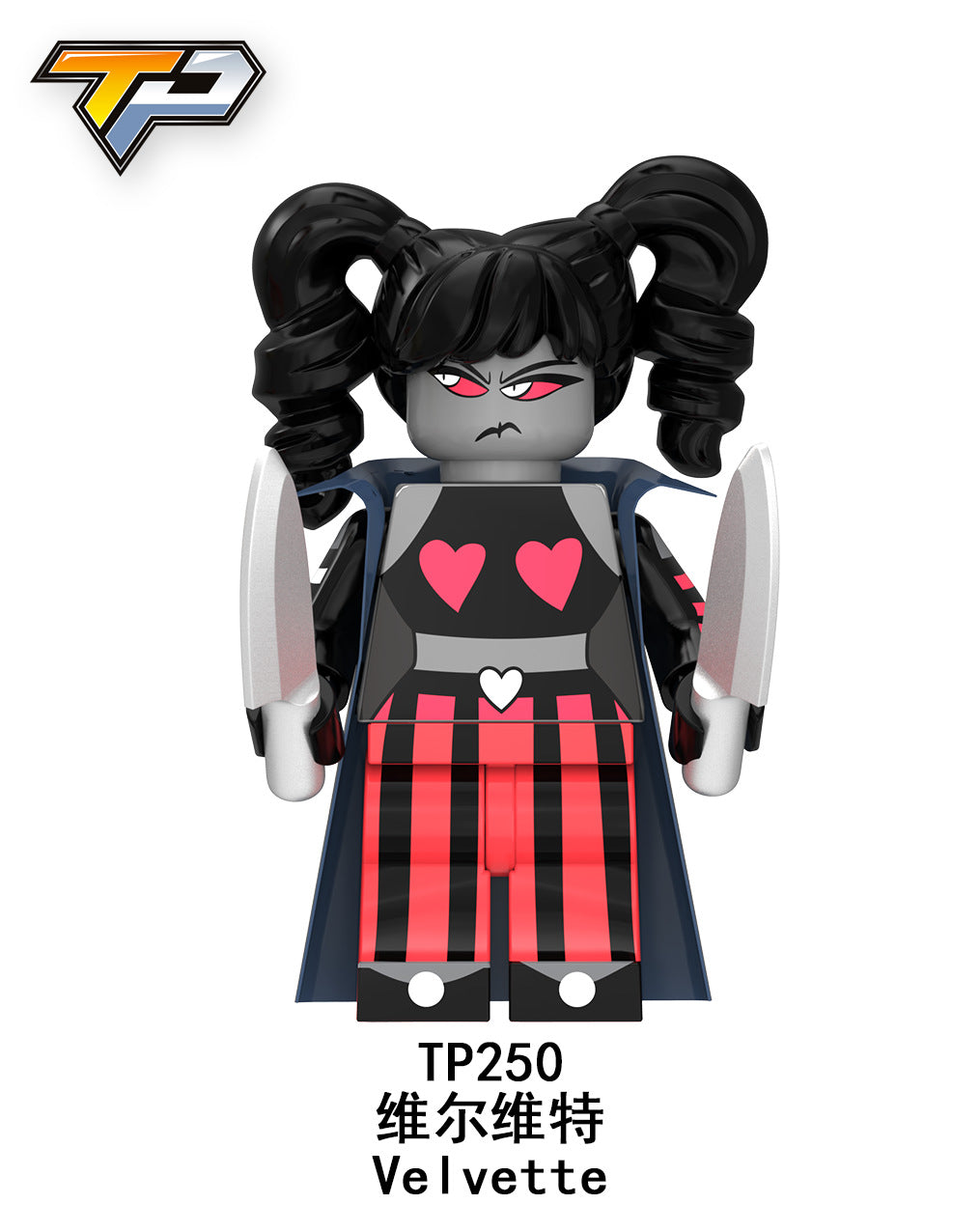 TP1031 Hazbin Hotel Popular America Carton Anime Series Alastor Niffty Cherri Bomb Mini Assembly Figures Toys Building Block Kid