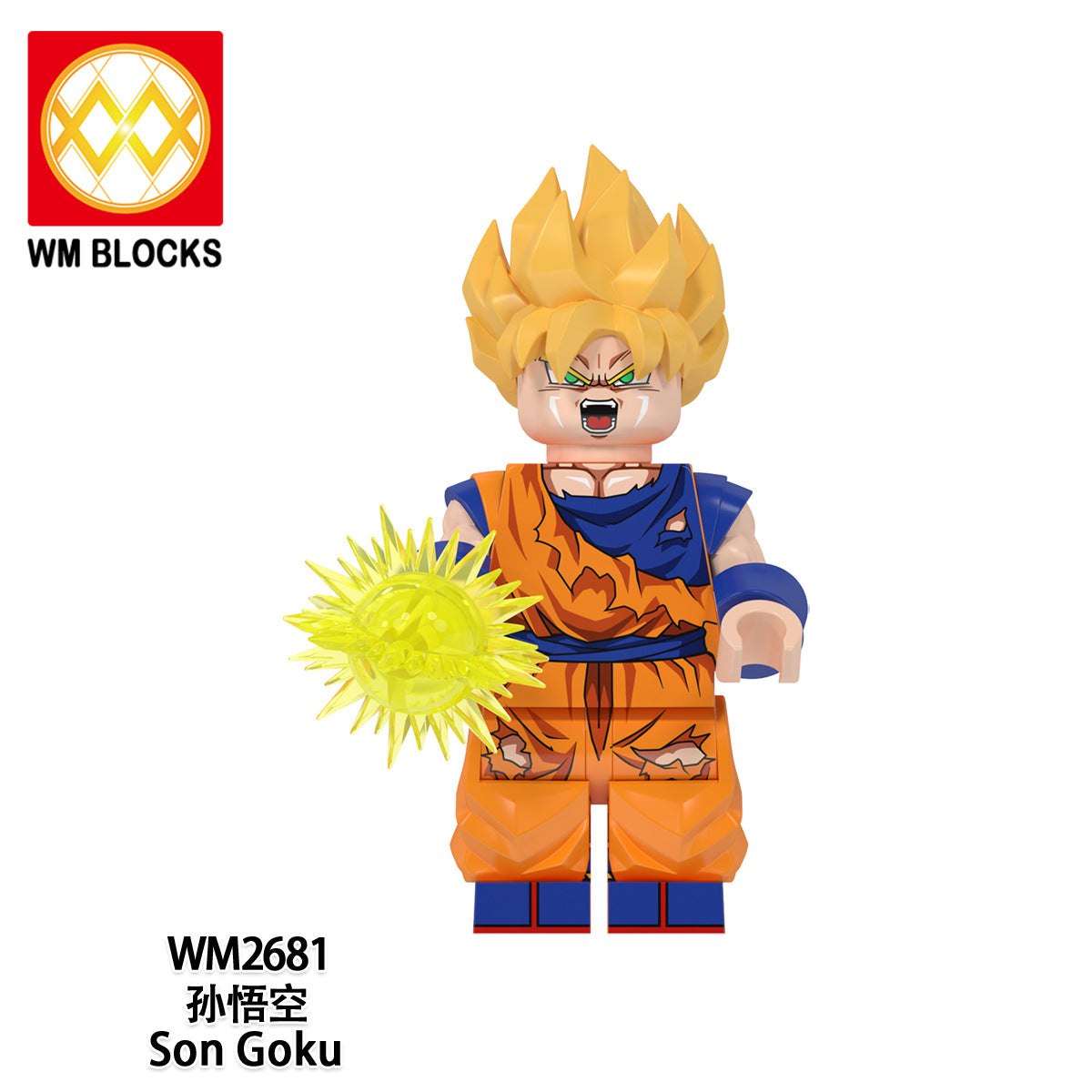 WM6178 Master Roshi Goku Black Son Goku Child Gifts Puzzle Education Creation DIY Building Block Sets Educational Kids Toys