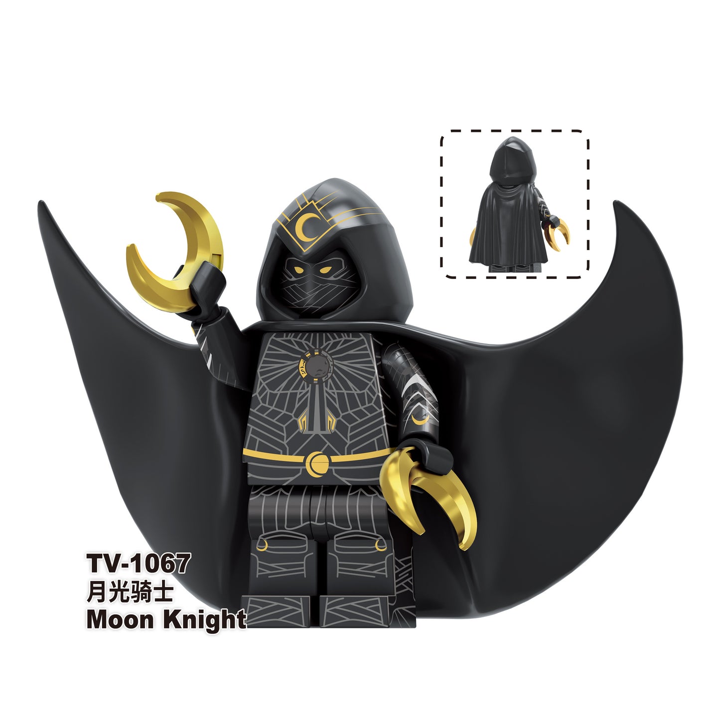 TV6208 Super Heroes Moon-Knight Wanda Doctor Magneto Shang-Chi Mini Toys Character DIY Building Block Sets Kids Toys Juguetesst