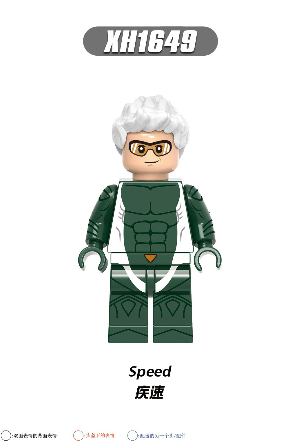 X0306 Marvel Superheroes Custom Educational Max Eisenhardt Building Bricks Figures Small Plastic DIY Model Toy