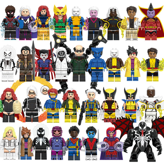 G0162 G0166 G0167 G0170 Super Heros X Movie lego Building Blocks Mini Action Assembly Figs Bricks Collection Model Kid Toy Gift Juguete