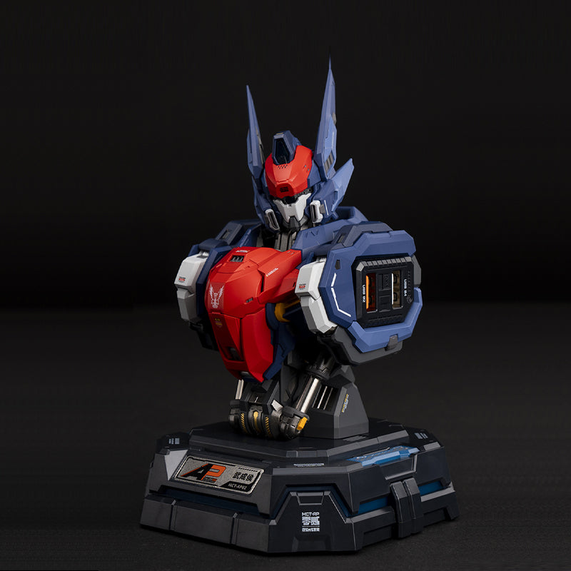 Busto del caballero del lago Wuchenghou, centro de carga, modelo de mano, cargador de mecha Guochuang, decoración de escritorio