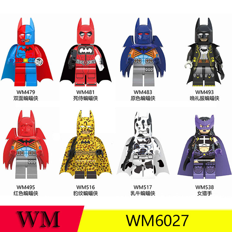 WM6027 HOT Super Juguetesst Hellbat XE SUIT Bat General Zod Man Mini Toys Character DIY Building Block Sets Kids Toys