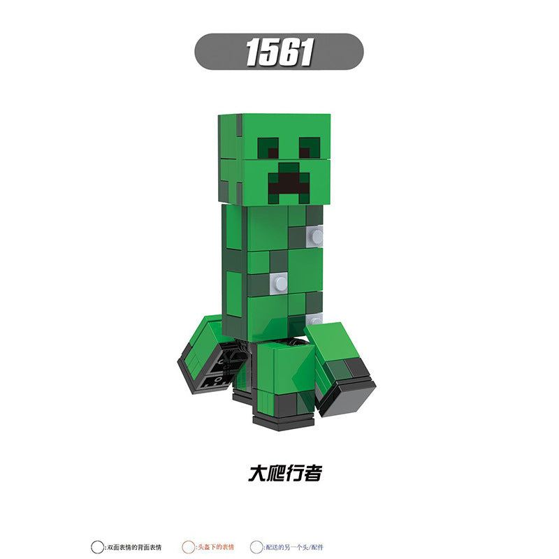 X0310-0311 X0301 X0294-0295 X0298-0299 Famous Game My World Honey Picker Knight Husk Huntress Blacksmith Mini Action Figures Set Model Building Blocks Kids Toys