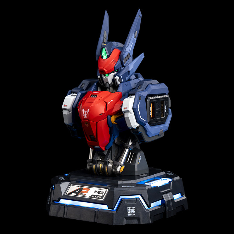 Busto del caballero del lago Wuchenghou, centro de carga, modelo de mano, cargador de mecha Guochuang, decoración de escritorio