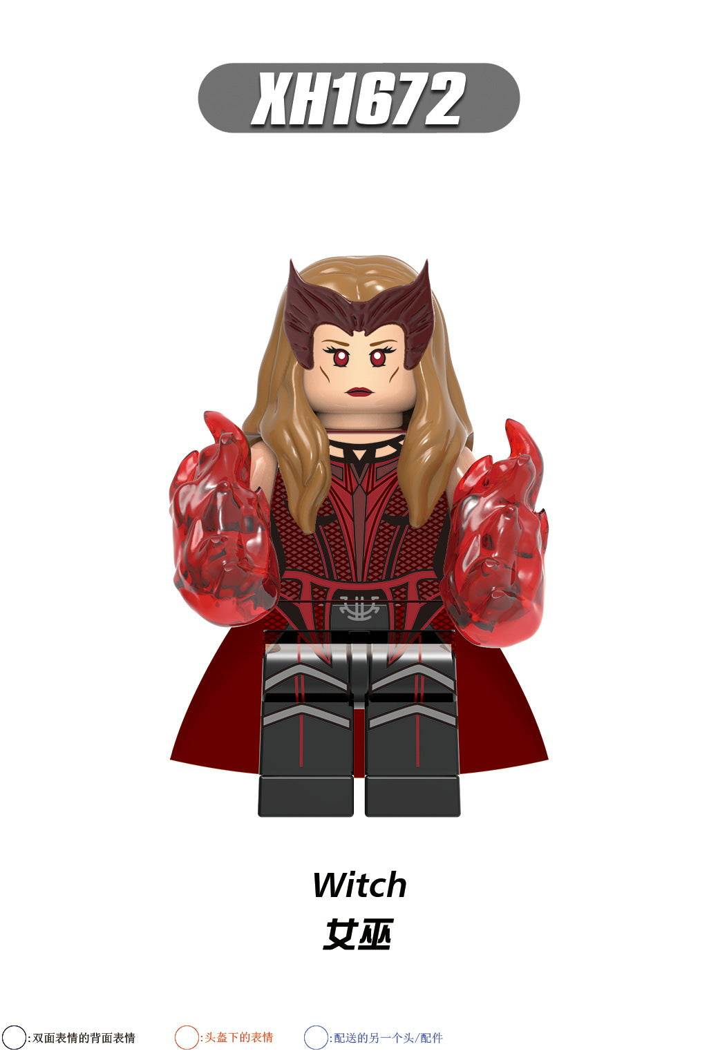 X0309 XH1672-1679 Super Heroes Billy Agatha Monica Building Blocks Mini Dolls Action Figures Kids Educational Toys