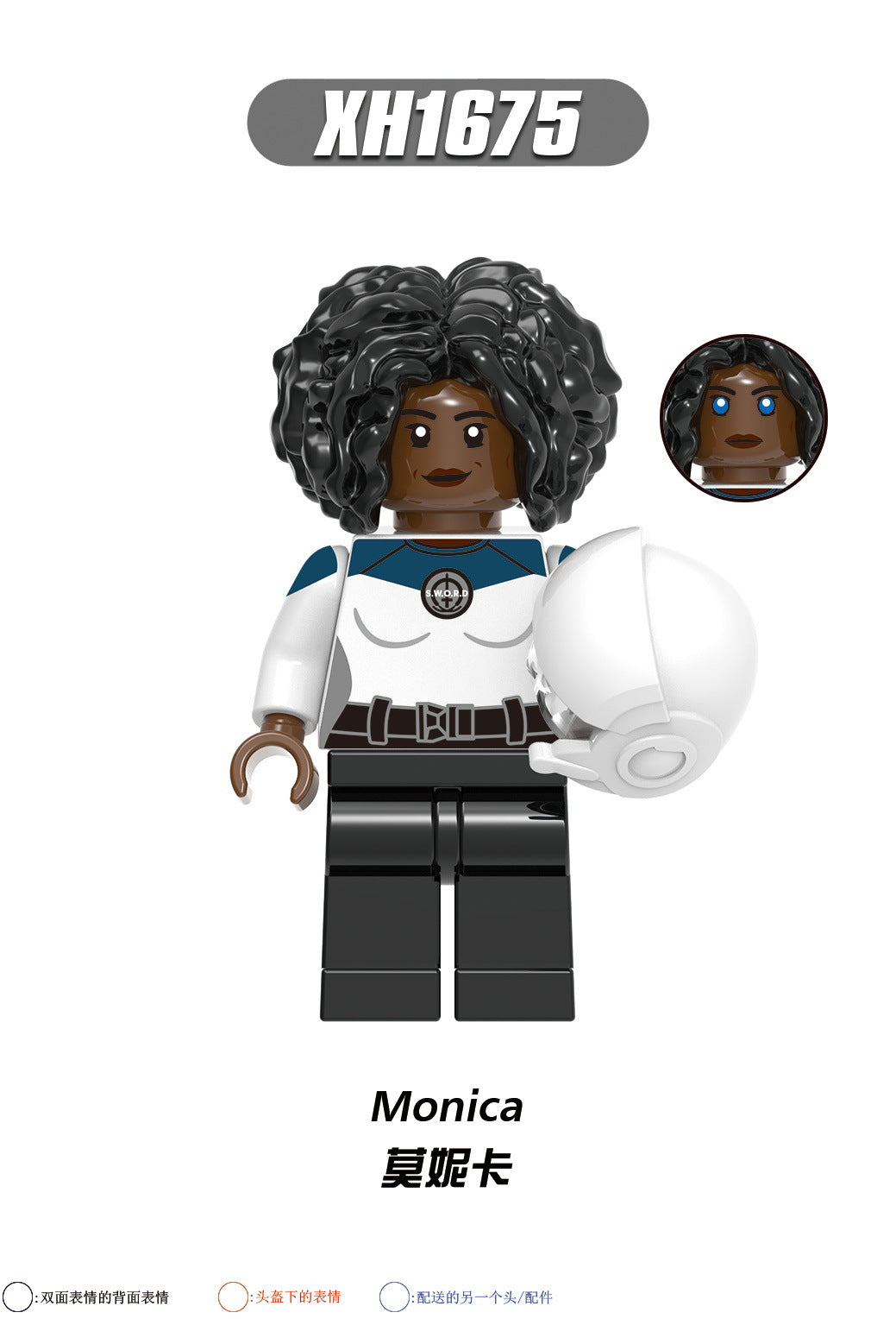 X0309 XH1672-1679 Super Heroes Billy Agatha Monica Building Blocks Mini Dolls Action Figures Kids Educational Toys