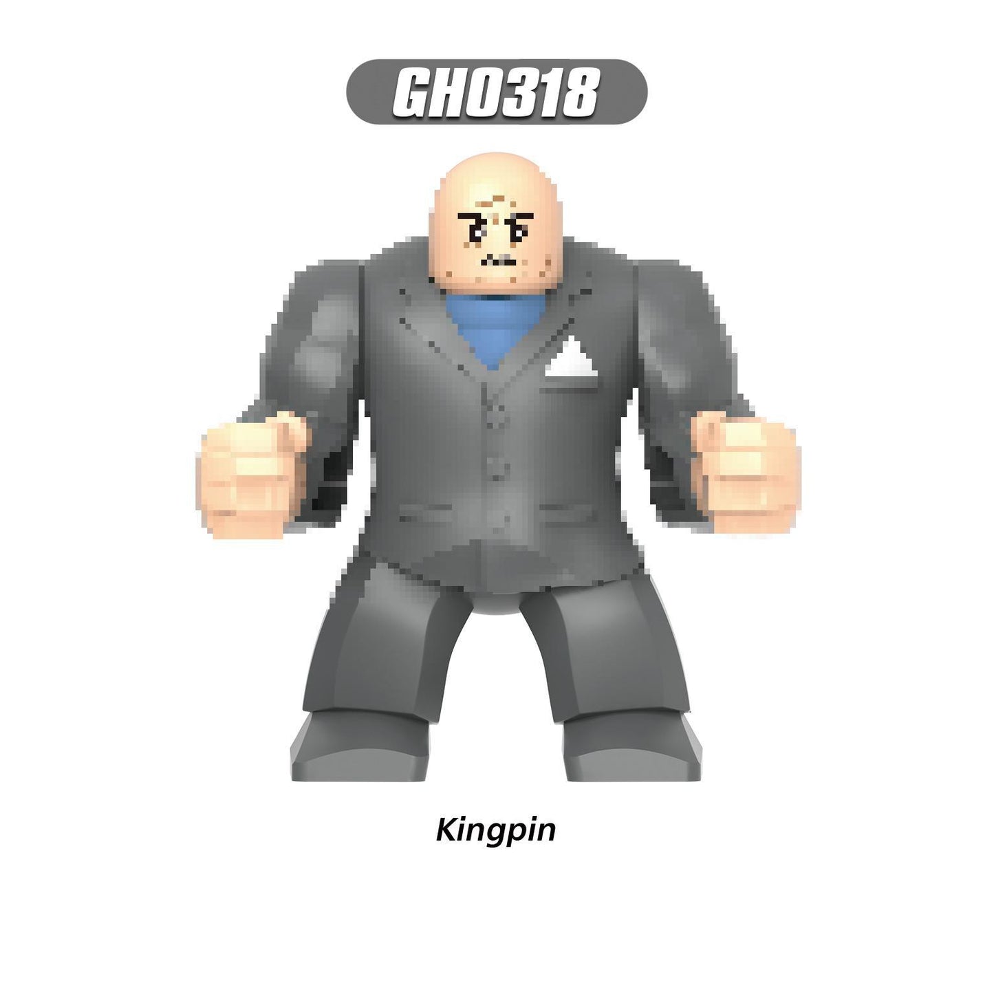 G0142 Daredevil Super Heroes Character Punisher Muse Kingpin Bullseye ABS Plastic Assembly Building Block Figures Kids Toys Gift