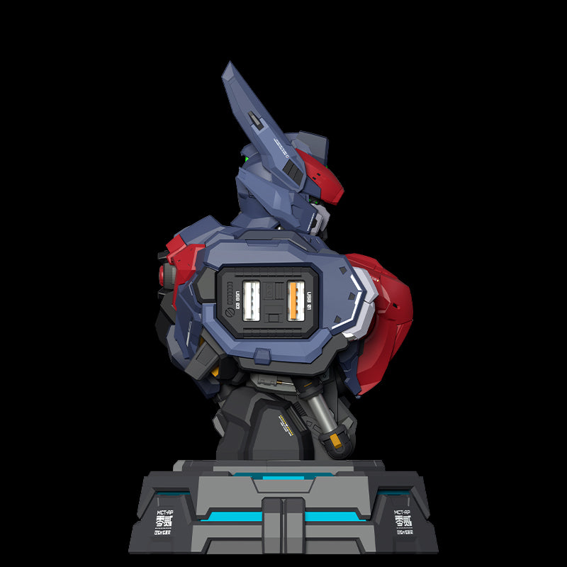 Busto del caballero del lago Wuchenghou, centro de carga, modelo de mano, cargador de mecha Guochuang, decoración de escritorio