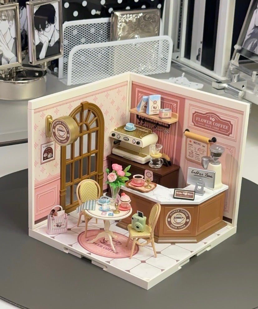 DW026 DW027 DW028 Rolife SHOPPING DIARY Series DIY Assembled Plastic Building Block DIY Miniature House For Gift