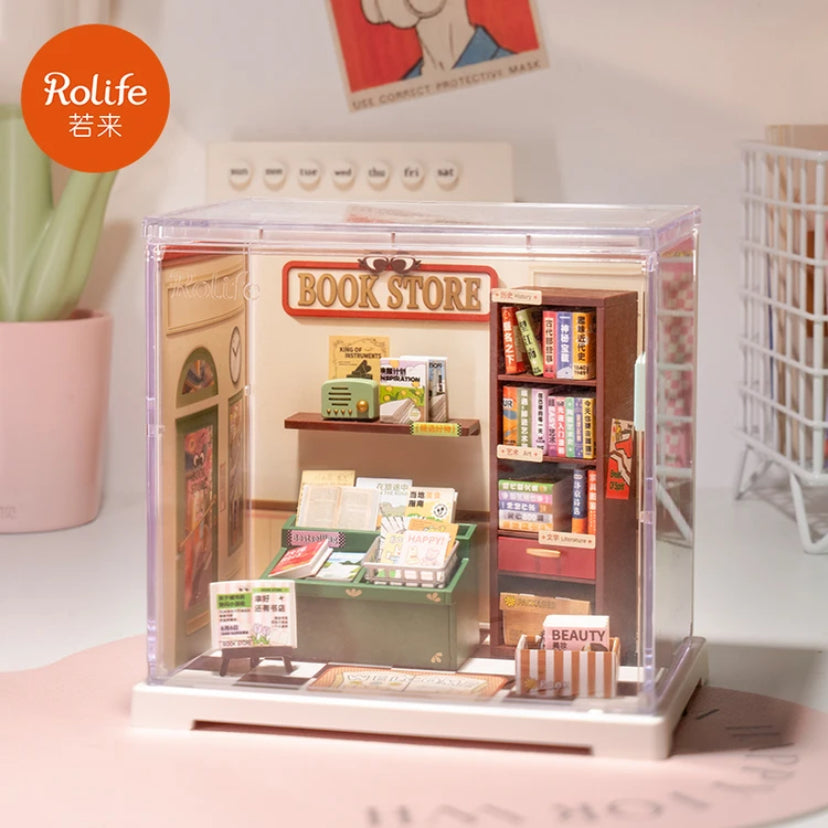 ROBOTIME Rolife Mini Super Creator Series  DIY Miniature House Kit Lovely Home Decor Perfect Christmas Gift for Girl Women