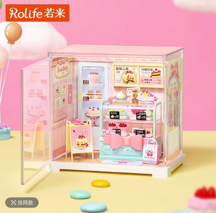 ROBOTIME Rolife Mini Super Creator Series  DIY Miniature House Kit Lovely Home Decor Perfect Christmas Gift for Girl Women