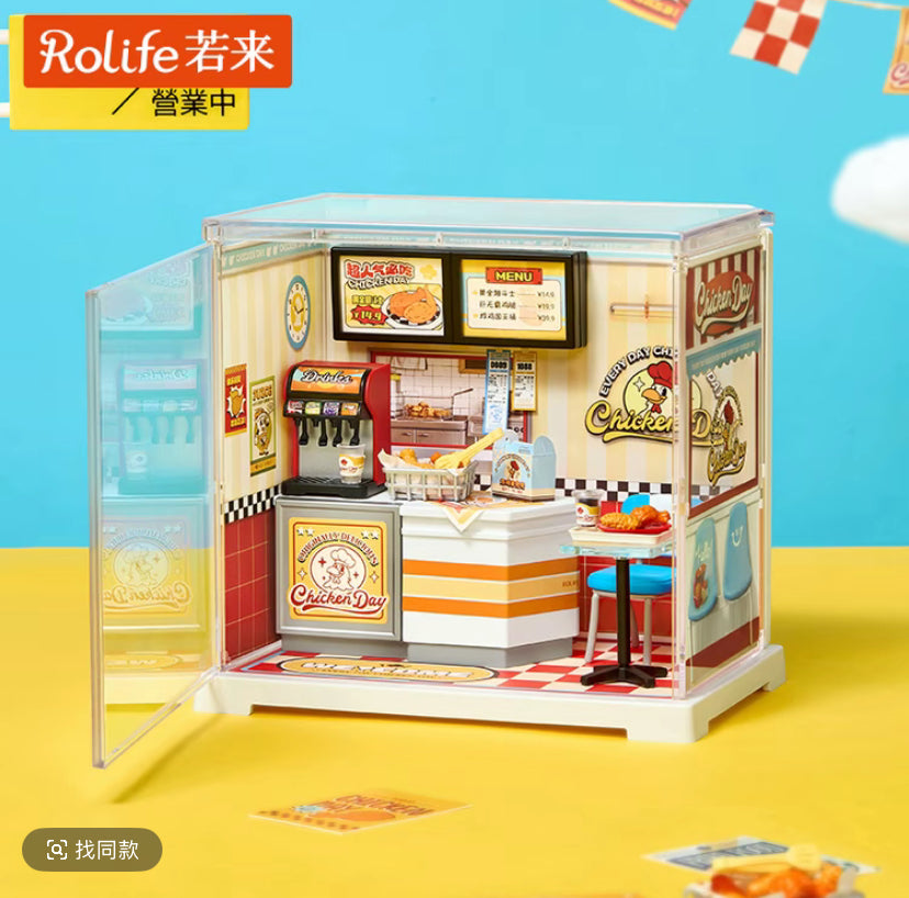 ROBOTIME Rolife Mini Super Creator Series  DIY Miniature House Kit Lovely Home Decor Perfect Christmas Gift for Girl Women