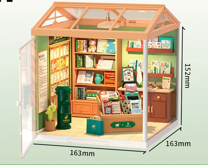 Robotime Rolife Super Store Series - Juego de bloques de construcción para casa de muñecas en miniatura, rompecabezas 3D de plástico para regalos