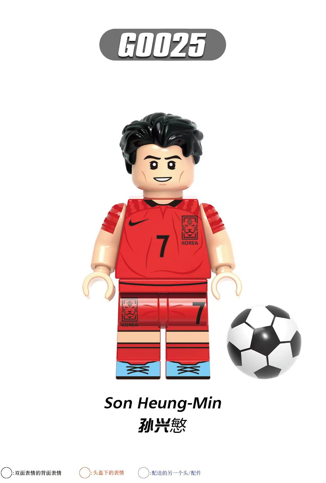 G0103 G0104 Famous Football Player Ronaldo Benzema Bale Messi Neymar Kroos Building Blocks Sets Mini Kids Toys Collection Gifts