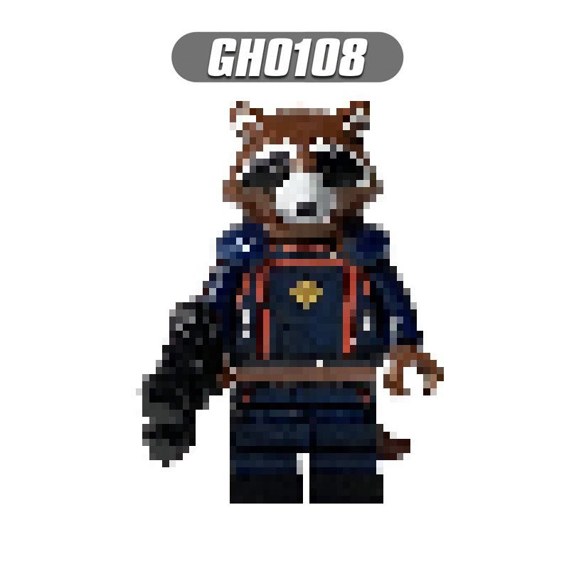 G0114 lego Super Heroes Star-Lord Movie Character Rocket Raccoon Mantis Starfox Building Block Figures Assembly Collect Toys