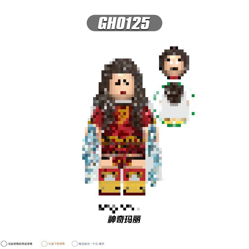 G0116 Lego compatible Shazam Super Heroes Movie Character Freddy Freeman Eugene Choi Darla Mini Assembly Figures Building Block Kids Toys