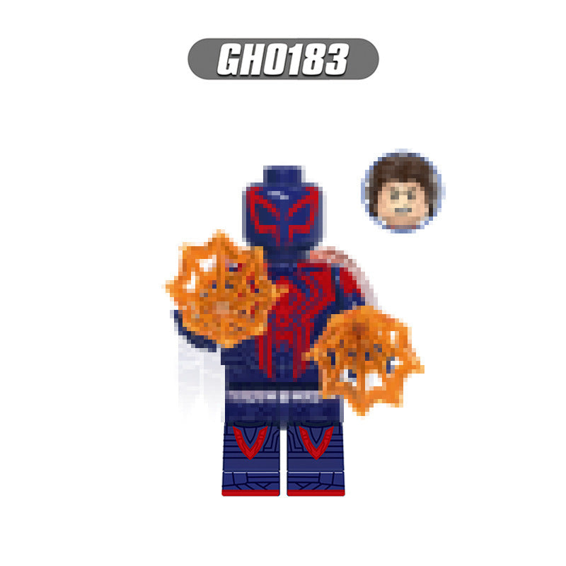 G0124 Super Heroes Miles Morales Spider Punk Gwen Stacy Peter Parker Mini Action Figure Kids Assemble Building Block Figure Toy