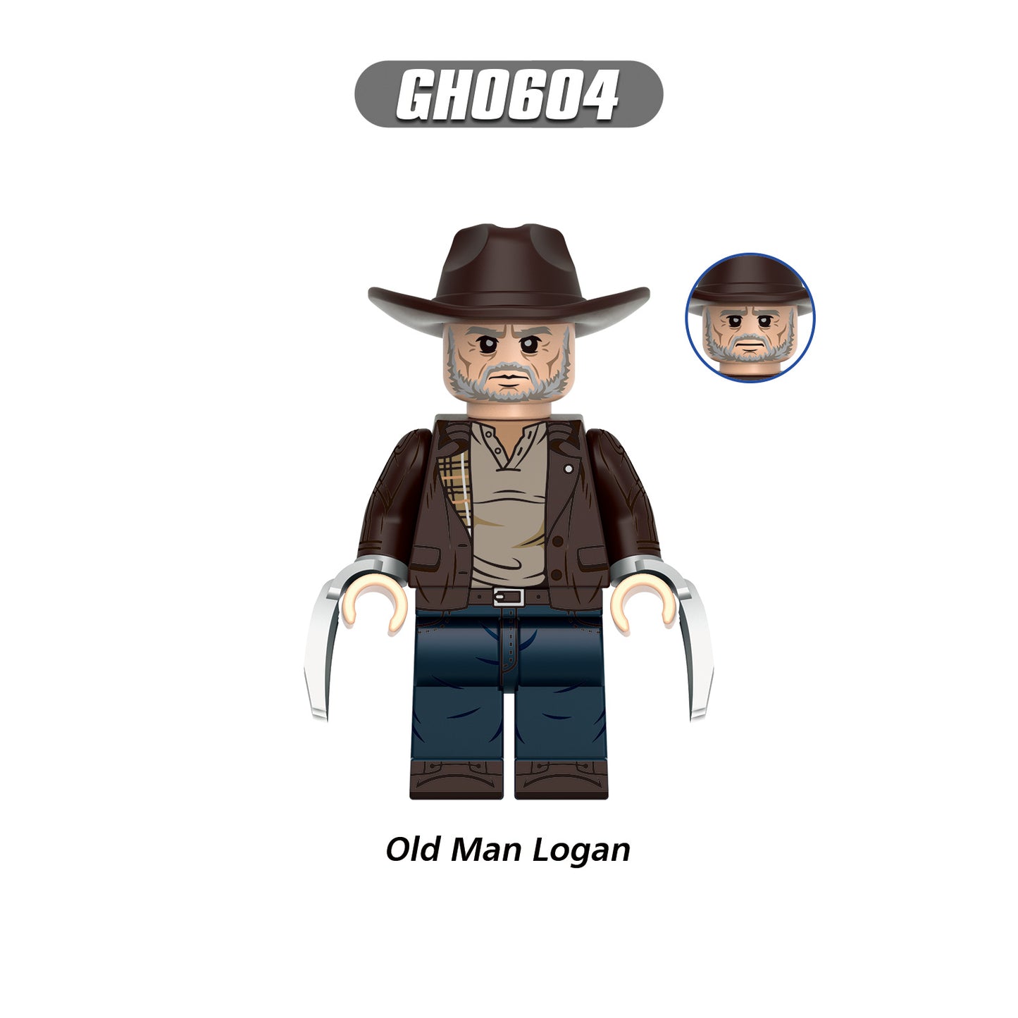 G0177 LEGO Super Heroes Movie Character Old Man Logan Cavillerine Pyro Mini Toys Building Block Figures For Kids Gifts