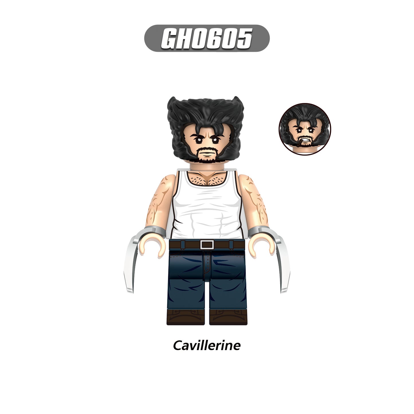 G0177 LEGO Super Heroes Movie Character Old Man Logan Cavillerine Pyro Mini Toys Building Block Figures For Kids Gifts