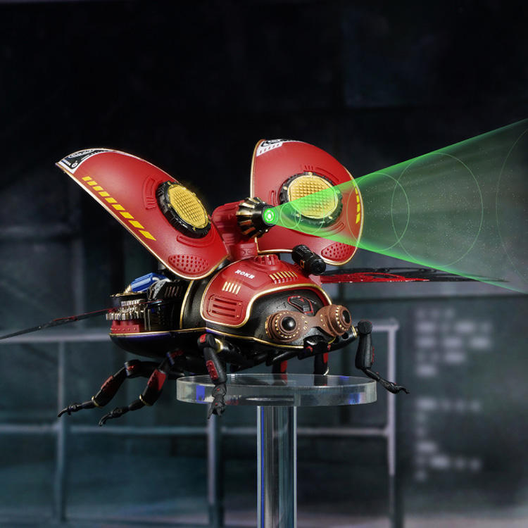 Bloques de construcción de animales Robotime Rokr MI02 Steampunk Scout Beetle, modelo de juguete, rompecabezas de plástico 3D para Dropshipping