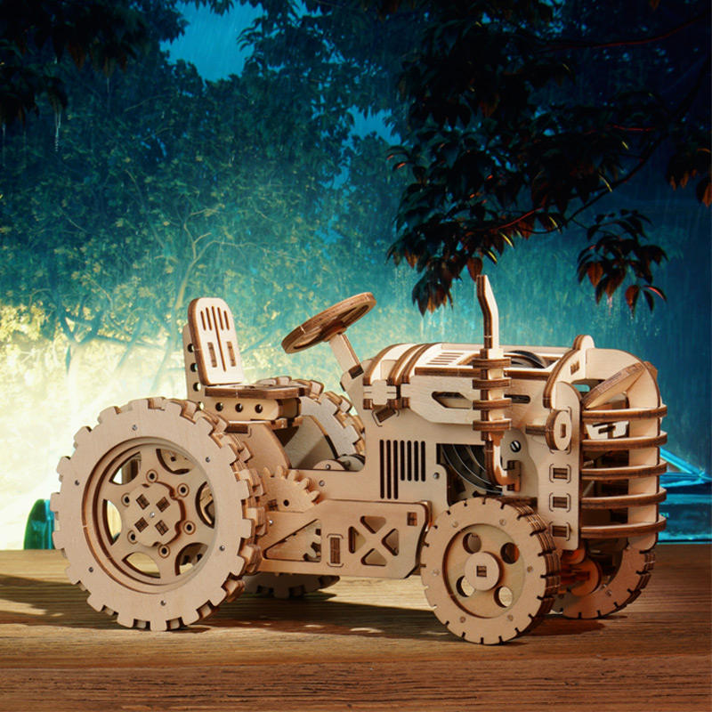 3D Puzzle Model educational DIY Wooden crafts jigsaw puzzles gun Rubber Band Machine Gun Toys toys