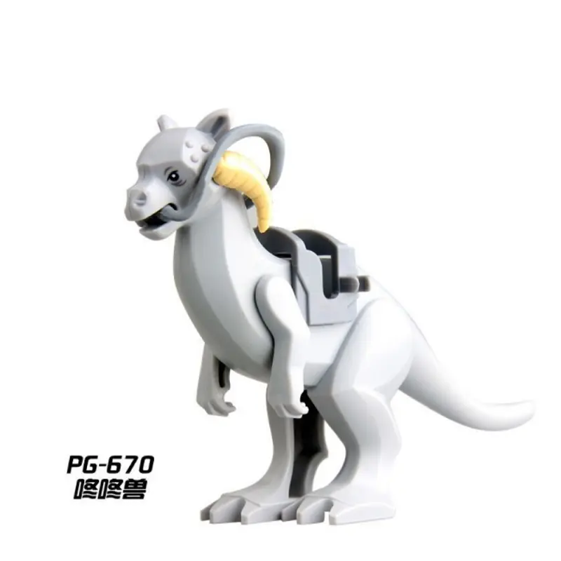 PG634 Hot SW Star Movie Character Big Rancor Jabba Dewback Boba Fett Darth Vader Wars Figura de bloque de construcción Ladrillos de juguete de plástico 