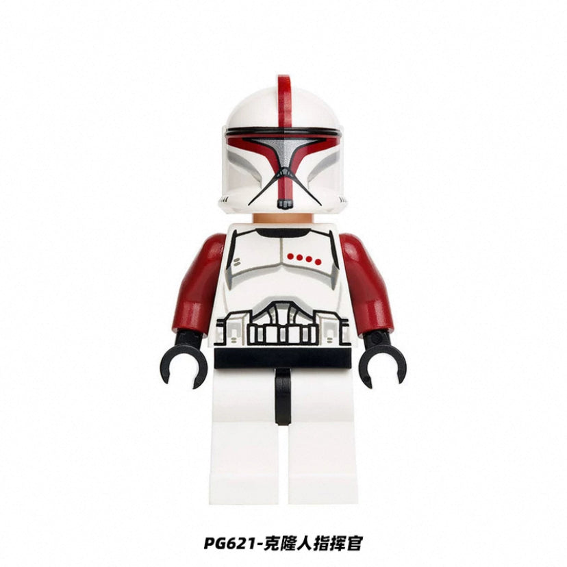 AX1078 Plastic LEGO Mini Juguete Space Wars Minifigs Stormtrooper Clone V 501st Clone Trooper Minifigs Building Block Kids Toy