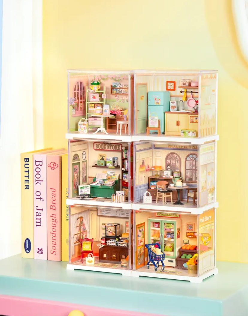 ROBOTIME Rolife Mini Super Creator Series  DIY Miniature House Kit Lovely Home Decor Perfect Christmas Gift for Girl Women