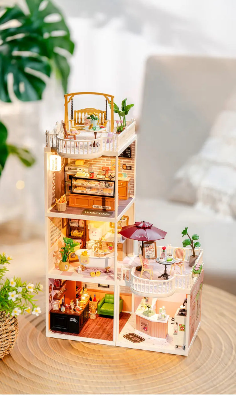 Recién llegado, Rolife Super Creator, bloques de construcción para casa de muñecas DIY para regalo