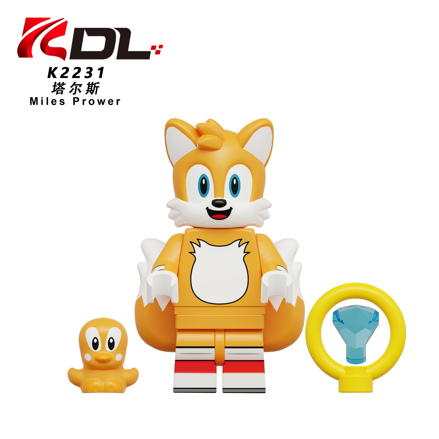 KDL835 New Carton Anime Sonic Series Character Dr.Eggman Miles Prower Shadow Mini Action Figs Building Block Assembly Kids Toys