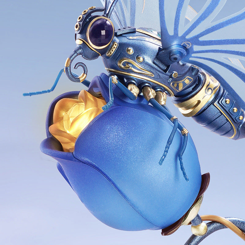 Rompecabezas de metal 3D Robotime Rokr con forma de mariposa y luz LED, regalo de bloques de construcción de estilo industrial para niños - MI05