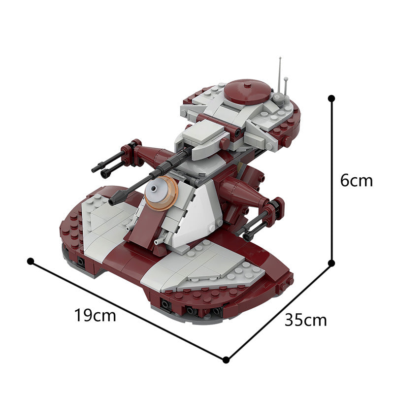 MOC Design Space War series Armored Assault AAT with more modes building blocks toys