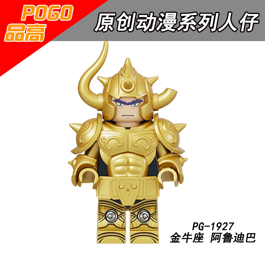 PG8299 PG8300 Blocks Saint Twelve constellation Seiya Bricks Arrudiba Desmusk Mini Action Assembly Anime Building Block Educational Kid Toy