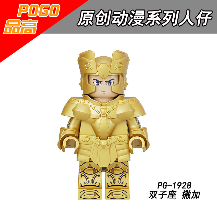 PG8299 PG8300 Blocks Saint Twelve constellation Seiya Bricks Arrudiba Desmusk Mini Action Assembly Anime Building Block Educational Kid Toy