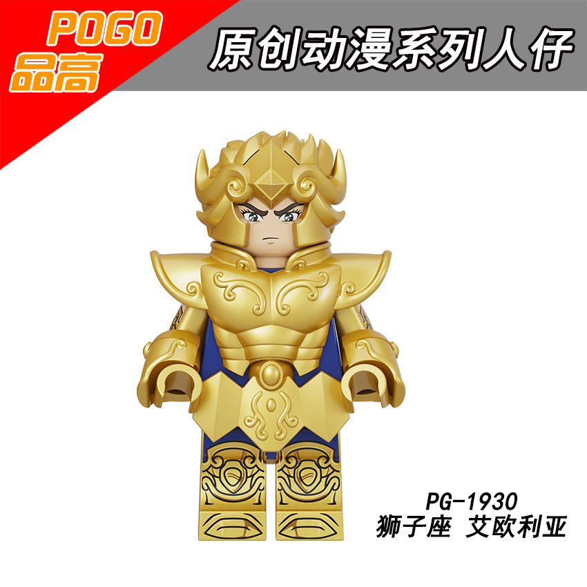 PG8299 PG8300 Blocks Saint Twelve constellation Seiya Bricks Arrudiba Desmusk Mini Action Assembly Anime Building Block Educational Kid Toy
