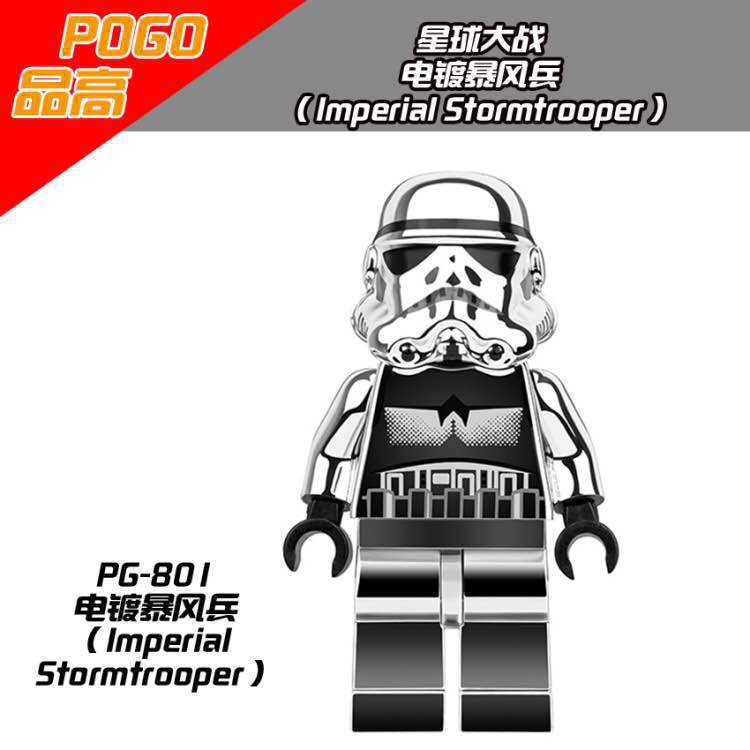 PG635 PG999 Queen Amidala Clone Trooper Famous movie character Mini Plastic Building blocks Educational Kid Toy