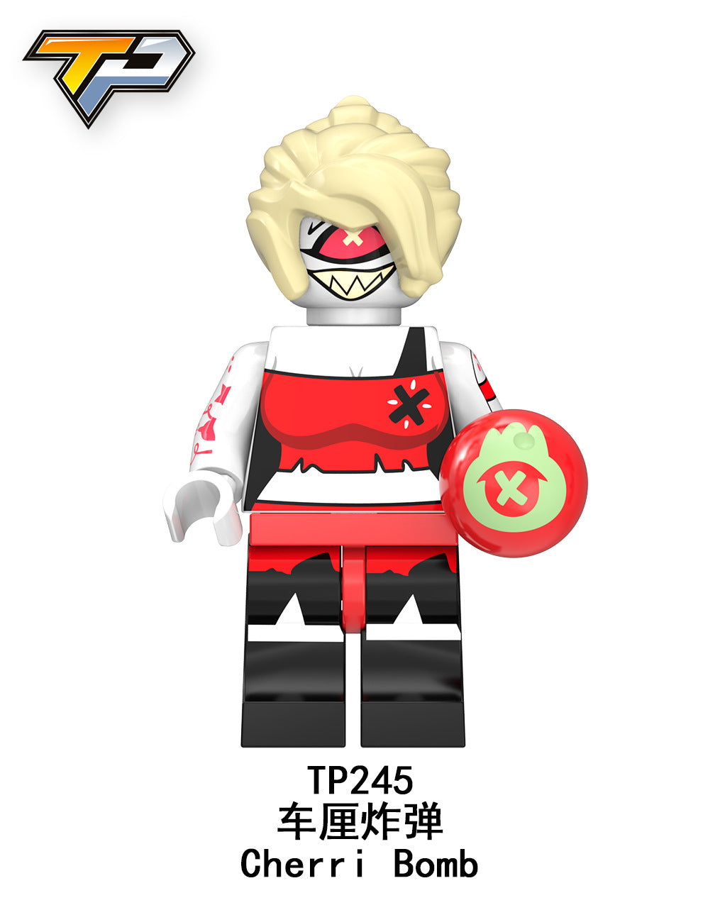 TP1031 Hazbin Hotel Popular America Carton Anime Series Alastor Niffty Cherri Bomb Mini Assembly Figures Toys Building Block Kid