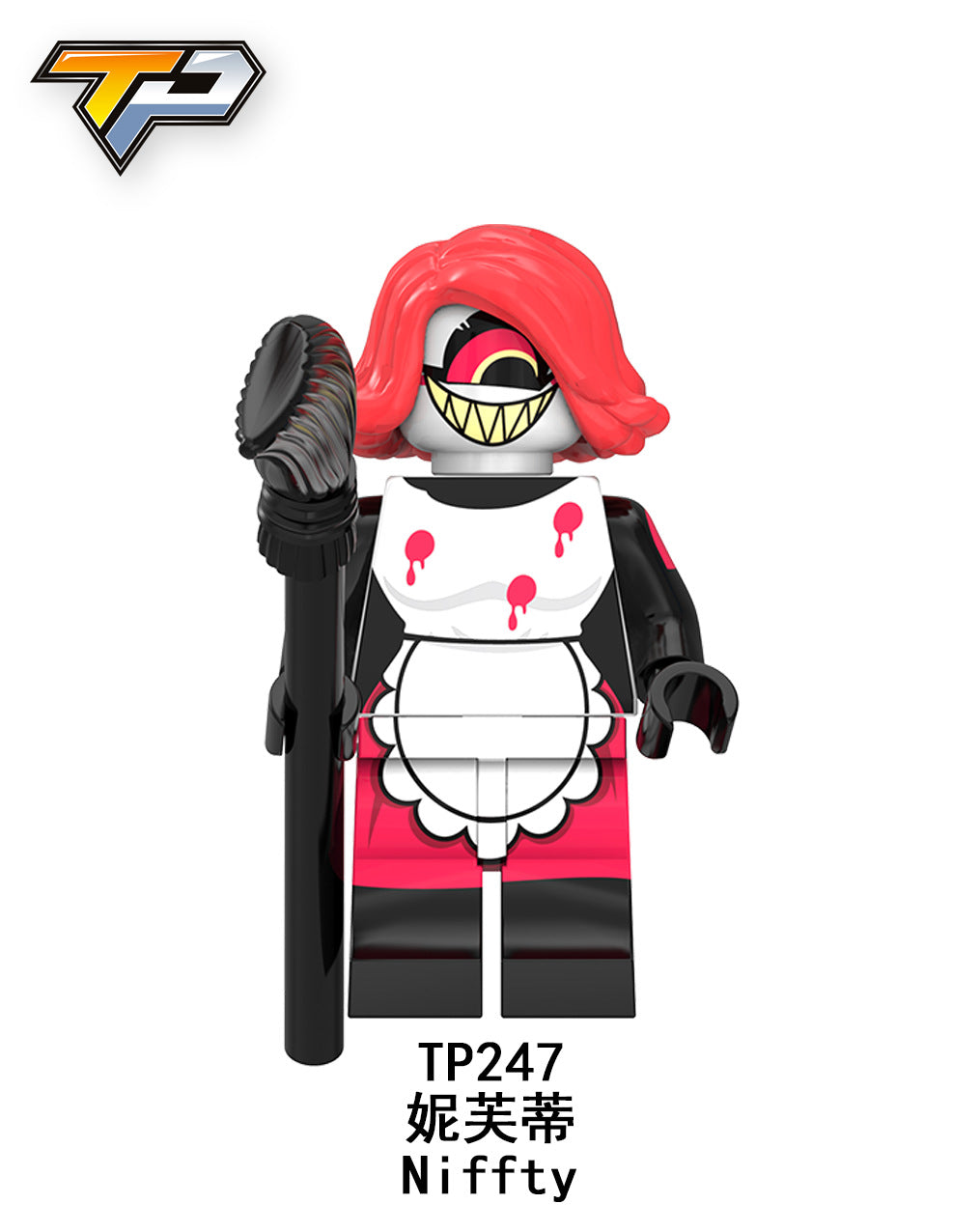 TP1031 Hazbin Hotel Popular America Carton Anime Series Alastor Niffty Cherri Bomb Mini Assembly Figures Toys Building Block Kid