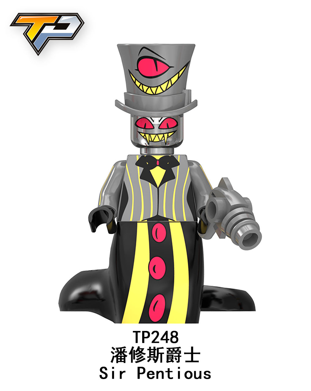 TP1031 Hazbin Hotel Popular America Carton Anime Series Alastor Niffty Cherri Bomb Mini Assembly Figures Toys Building Block Kid
