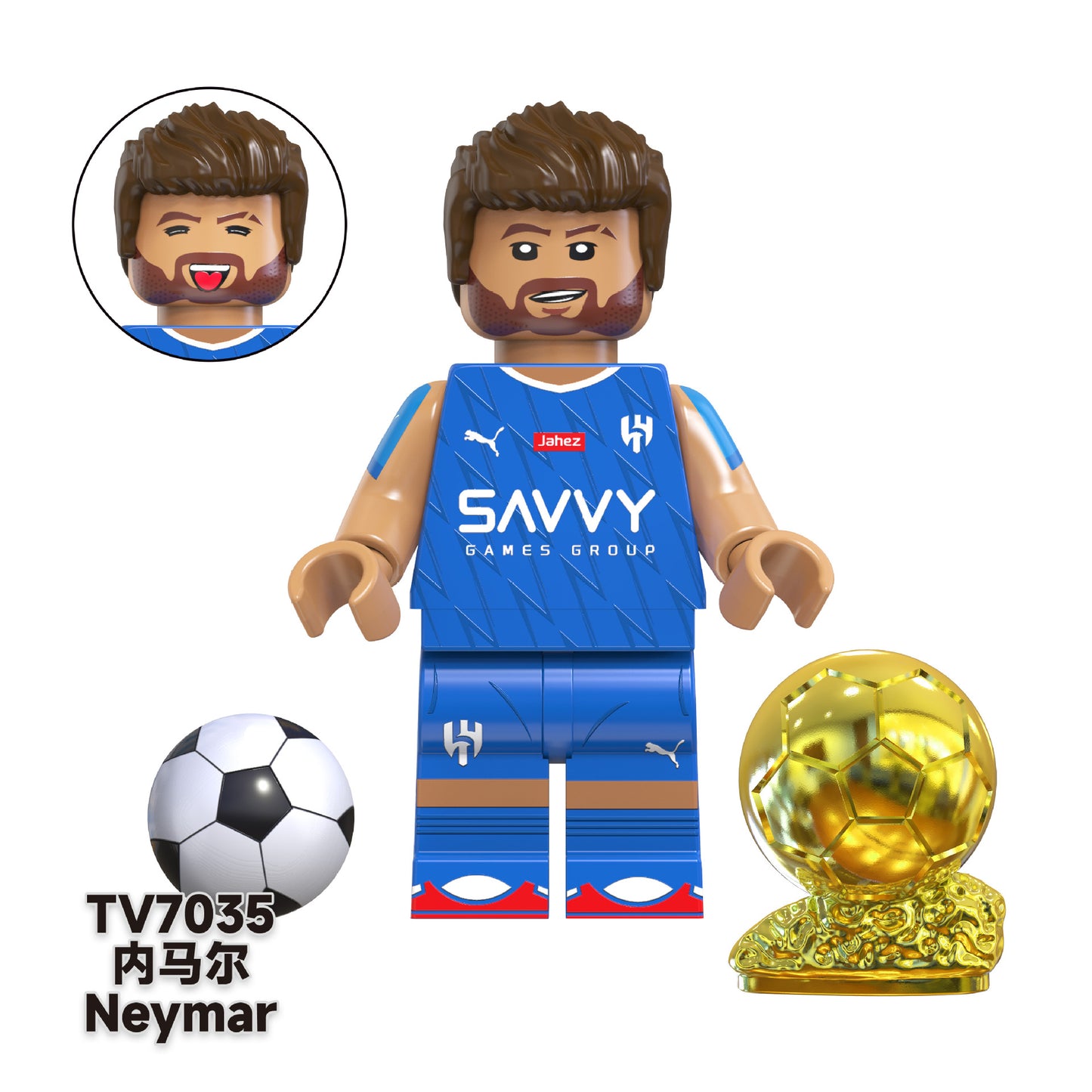TV6505 TV6506 TV6507 Famous World Character Soccer Player Football Star Plastic Creative Mini Blocks DIY Building Blocks Gift Toys for Kids