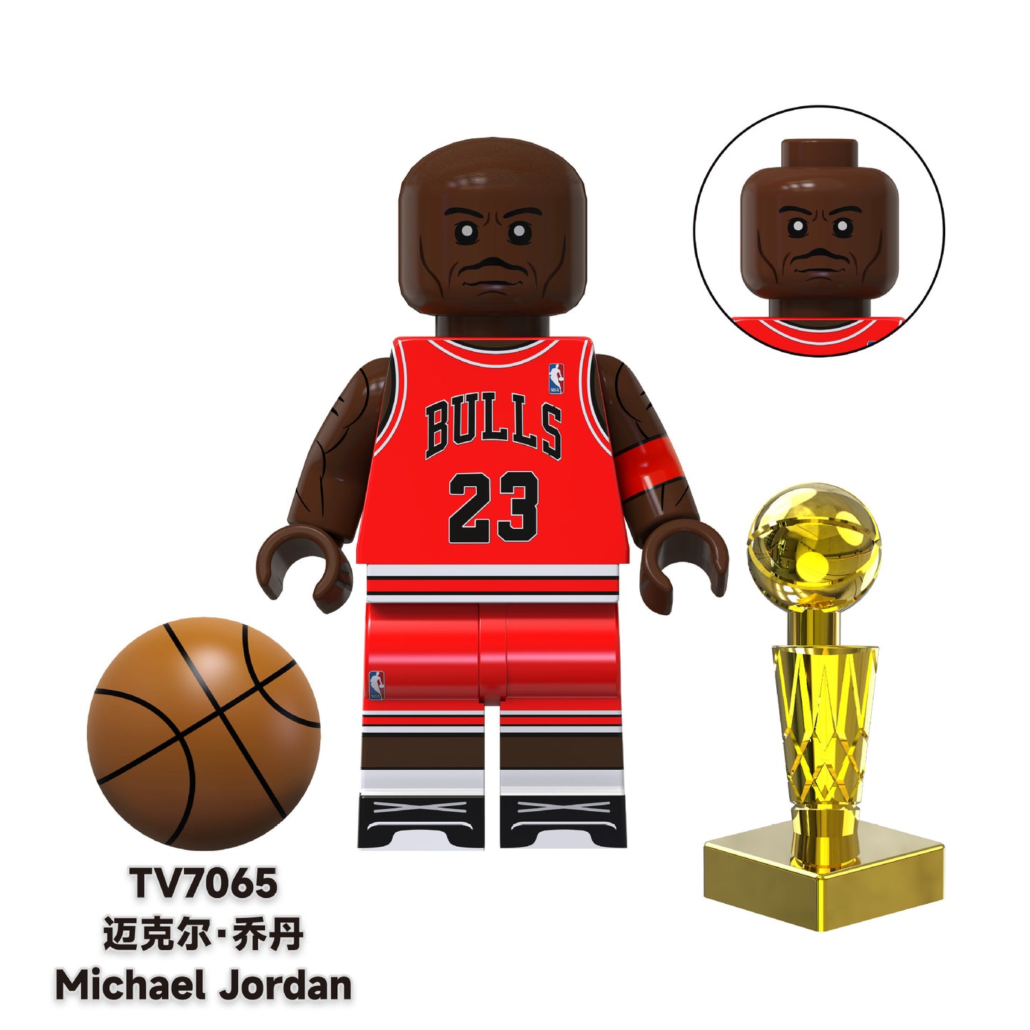 TV6508 LEGO Famous Athletes World Star Professional Basketball Player Sportsman Collect Mini Educational Building Blocks Kids Toys