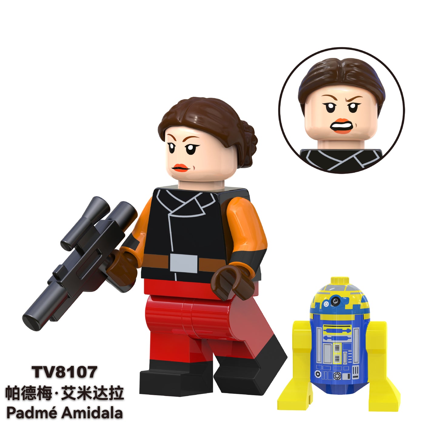 TV6113 Star War Anime Obi-Wa Wulf HK87-Assassin Droid Children DIY LEGO Building Block Sets Educational Kids Toys