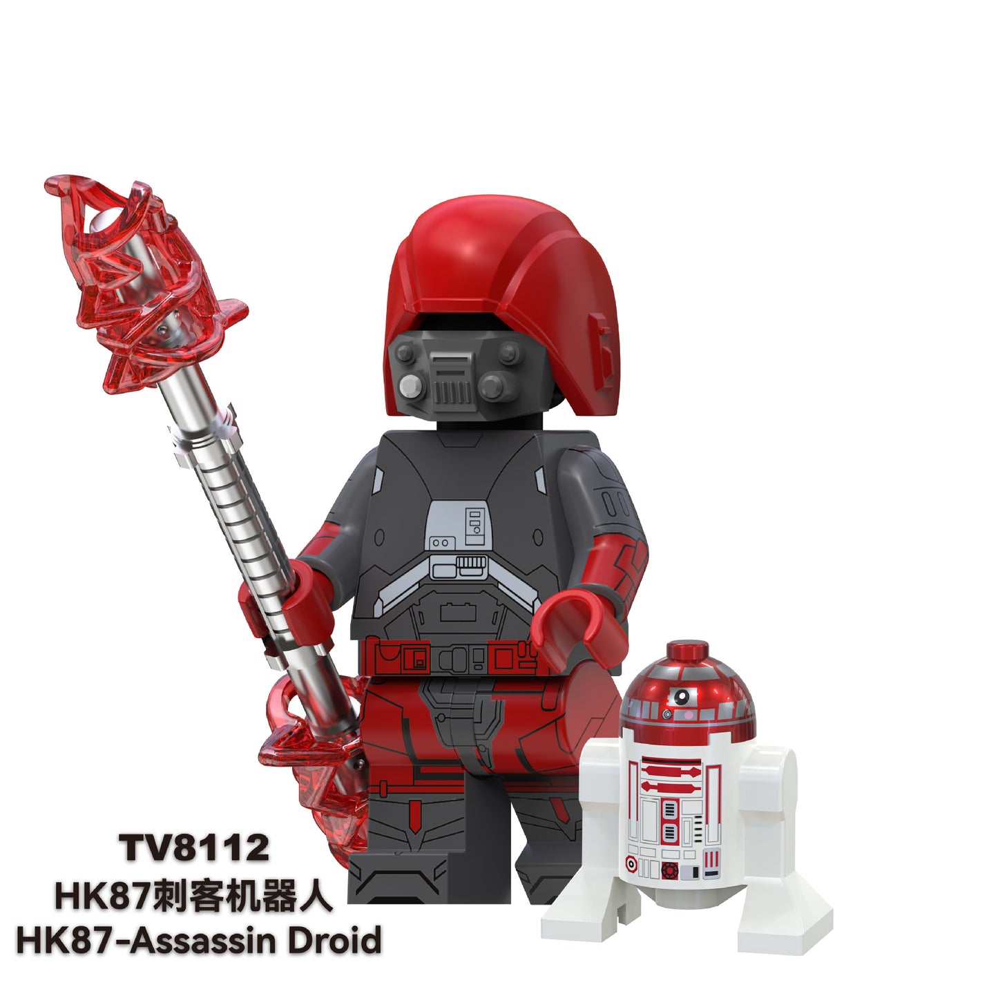 TV6113 Star War Anime Obi-Wa Wulf HK87-Assassin Droid Children DIY LEGO Building Block Sets Educational Kids Toys